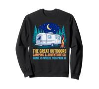 Une Maison de Camping Amusante, C'est l'endroit où Vous Vous garez Sweatshirt