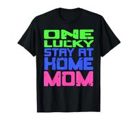 Une Maman au Foyer Chanceuse Humour et Fierté Familiale T-Shirt
