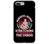 Une Maman consciente Qui s'étire dans Le Chaos | Yoga Mom Coque pour iPhone 7 Plus/8 Plus