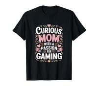 Une Maman curieuse passionnée par Les Jeux vidéo Heart Style T-Shirt