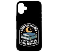 Une Maman de Moon Reader Perdue Entre Les étoiles et Les Pages Coque pour iPhone 16 Plus