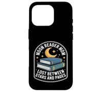 Une Maman de Moon Reader Perdue Entre Les étoiles et Les Pages Coque pour iPhone 16 Pro