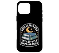 Une Maman de Moon Reader Perdue Entre Les étoiles et Les Pages Coque pour iPhone 16 Pro Max