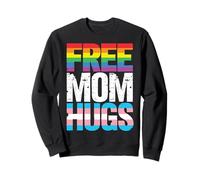 Une Maman Embrasse Gratuitement Le Mois de la fierté du Drapeau Trans Sweatshirt