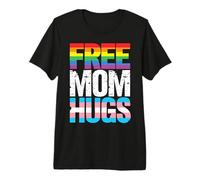 Une Maman Embrasse Gratuitement Le Mois de la fierté du Drapeau Trans T-Shirt Haut de Gamme