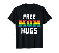 Une maman fait un câlin gratuit à l'arc-en-ciel, gay, gay, fier allié, joyeux mois de la fierté T-Shirt