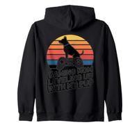 Une Maman joueuse Passe au Niveau supérieur avec Mon Chiot Retro Sweat à Capuche