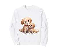 Une Maman Retriever Mignonne et Un Amour pour Son Chiot Sweatshirt