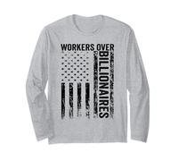 Une Manifestation Amusante pour la Justice Sociale rassemble Les Travailleurs Contre Les milliardaires Manche Longue