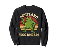 Une Manifestation de la Portland Frog Brigade résiste à Funny Peace Sweatshirt