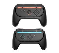 Une marque universelle-Pour Nintendo switch2 poignée JOYCON poignée gauche et droite poignée de jeu 2 pack -Boîtier à sensation de main améliorée, sans contrôleur-N2 black grip