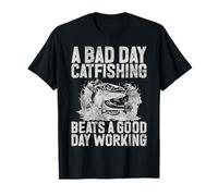 Une Mauvaise journée de pêche au Chat Vaut Une Bonne journée de Travail T-Shirt