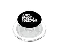Une médiatrice Noire Dope a habilité Le Mois de l'histoire des Noirs PopSockets PopGrip pour MagSafe