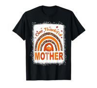 Une mère reconnaissante Rainbow Matching Family Thanksgiving T-Shirt