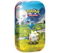 Une mini-tin pokemon méga evolution me2.5 héros transcendants : togepi et kaiminus - cartes a collectionner française