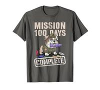Une Mission Mignonne de 100 Jours d'école complète pour Les Militaires T-Shirt
