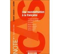 Une mondialisation à la française Note du conseil d'analyse - Collectif - Documentation Francaise - broché - Etude