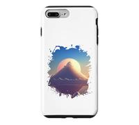 Une Montagne Solitaire de Barbe à Papa avec des Nuages Coque pour iPhone 7 Plus/8 Plus