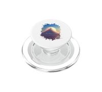 Une Montagne Solitaire de Barbe à Papa avec des Nuages PopSockets PopGrip pour MagSafe