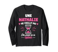 Une Nathalie ne vieillit Pas Humour prénom Nathalie Manche Longue