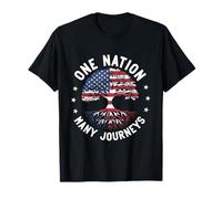 Une Nation, de Nombreux Voyages, des Racines immigrées, Un héritage américain T-Shirt
