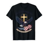 Une Nation sous Dieu : 250 Ans de bénédiction de l'aigle américain T-Shirt