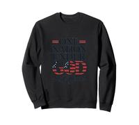 Une Nation sous Dieu : 250 Ans de Foi Patriote américaine Sweatshirt