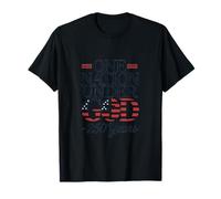 Une Nation sous Dieu : 250 Ans de Foi Patriote américaine T-Shirt