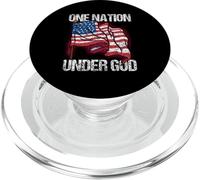 Une Nation sous Dieu Américain USA Amérique Patriotique Nous PopSockets PopGrip pour MagSafe