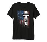 Une Nation sous Dieu T-Shirt Haut de Gamme