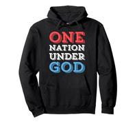 Une Nation sous Dieu USA 4 Juillet Rétro Vintage Sweat à Capuche
