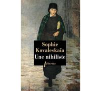 Une nihiliste - Sofia Vasilievna Kovalevskaia - Libretto - broché - Roman