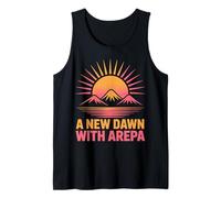 Une Nouvelle Aube avec Motif Arepa Sunset Mountain Débardeur