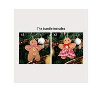 Une nouvelle décoration d'arbre de Noël comme la décoration en pain d'épices de Hirve.