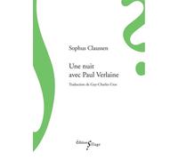 Une nuit avec Paul Verlaine - Sophus Claussen - Sillage - broché - Essai
