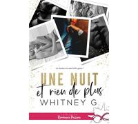 Une nuit et rien de plus - Gracia Whitney - MxM Bookmark - broché - Roman