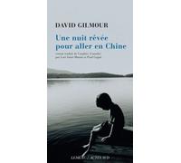 Une nuit rêvée pour aller en Chine - David Gilmour - Actes sud - broché - Roman