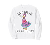 Une oie drôle, attends-Moi, J'Ai de Petites Pattes, des oies Sweatshirt