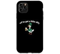 Une oie drôle pour la Saint-Paddy's Day : partez pour Faire Un Peu Les bêtises Coque pour iPhone 11 Pro Max