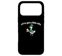 Une oie drôle pour la Saint-Paddy's Day : partez pour Faire Un Peu Les bêtises Coque pour iPhone 17 Pro Max