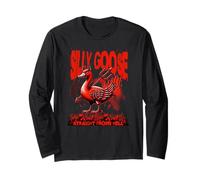 Une oie Idiote Venue Tout Droit de l'enfer Funny Devil Halloween Manche Longue