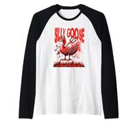 Une oie Idiote Venue Tout Droit de l'enfer Funny Devil Halloween Manche Raglan