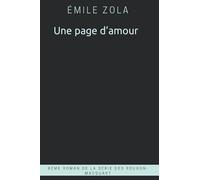 Une page d’amour, Émile Zola