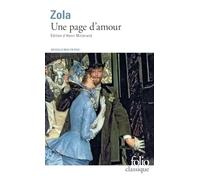 Une page d'amour - Émile Zola - Gallimard - Poche - Roman
