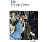 Une page d'amour Émile Zola (Auteur), Henri Mitterand (Edité par)