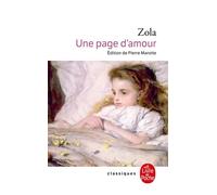 Une page d'amour - Émile Zola - Lgf - Poche - Roman
