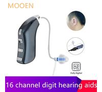 une paire - Appareils auditifs numériques à 16 canaux, amplificateurs sonores rechargeables, prothèse auditive professionnelle BTE pour la surdité