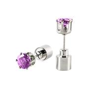 Une paire de boucles d'oreilles lumineuses à LED - Pour bar, boîte de nuit, karaoké - Bijoux lumineux - Convient pour carnaval, fête, danse, festival - Argent 925, taille unique, Métal, Pas de gemme