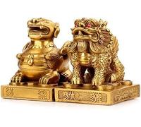 Une Paire de Bras de Bras purs Abstraits/Piyao Pure Bras Sculpture Figurine Room décor Artisanat Ornement Cadeaux Chinois Feng Shui pour la Maison Le décor de Bureau attirent la Richesse la Bonne