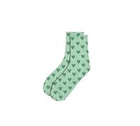 Une Paire De Chaussettes Paillettes Coeurs Verts
